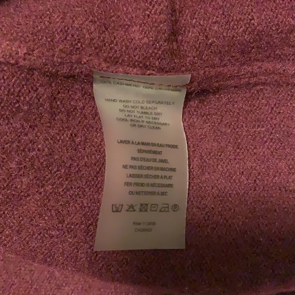 Margaret O’Leary Maroon Cashmere Tunic - Women’s Size Medium - Picture 11 of 11